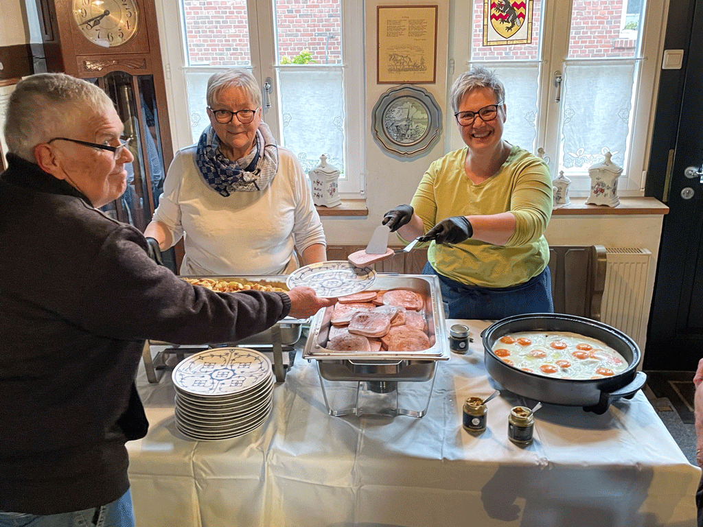 Stärkung nach der Radtour