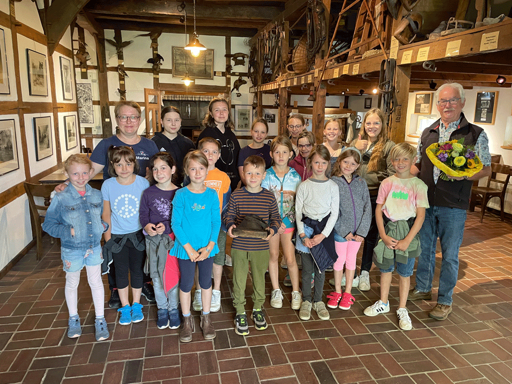 Die 2. Gruppe aus der Spielstadt im Heimathaus