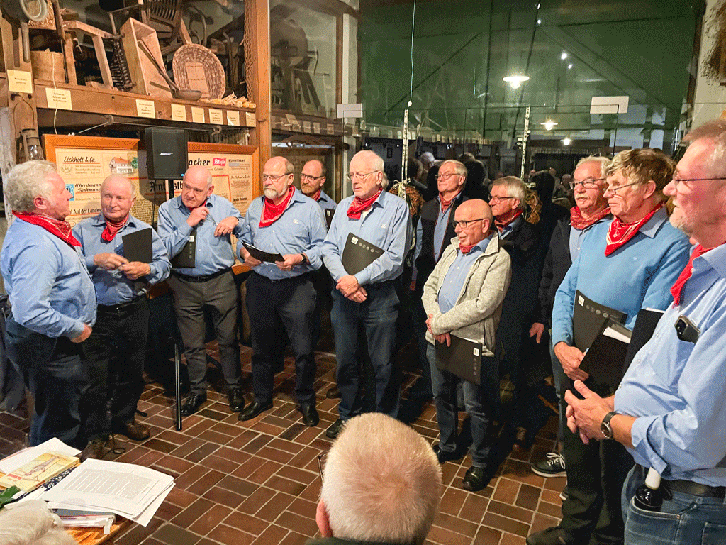 Die Biäwersänger waren für die Musik zuständig.