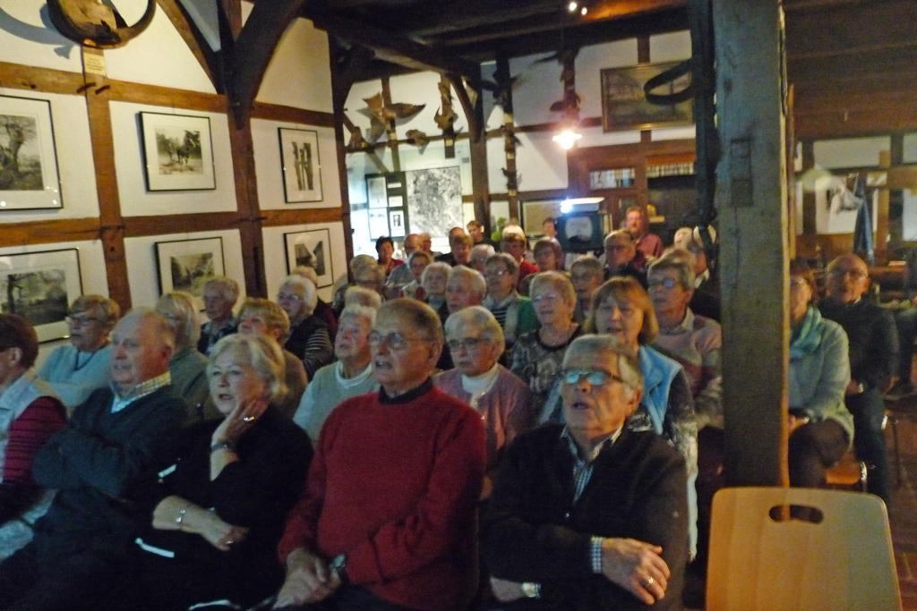 Volksliedersingen im Heimathaus wieder ein voller Erfolg